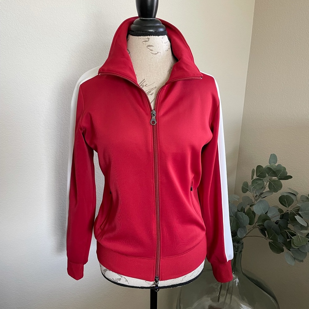 Joy Lab Red Zip Front Small Track Jacket